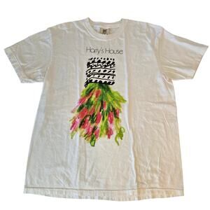 Harry Styles Harry's House Flower Pot Graphic‎ Tour Tee White Large